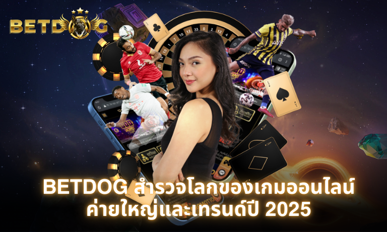 BETDOG สำรวจโลกของเกมออนไลน์ค่ายใหญ่และเทรนด์ปี 2025