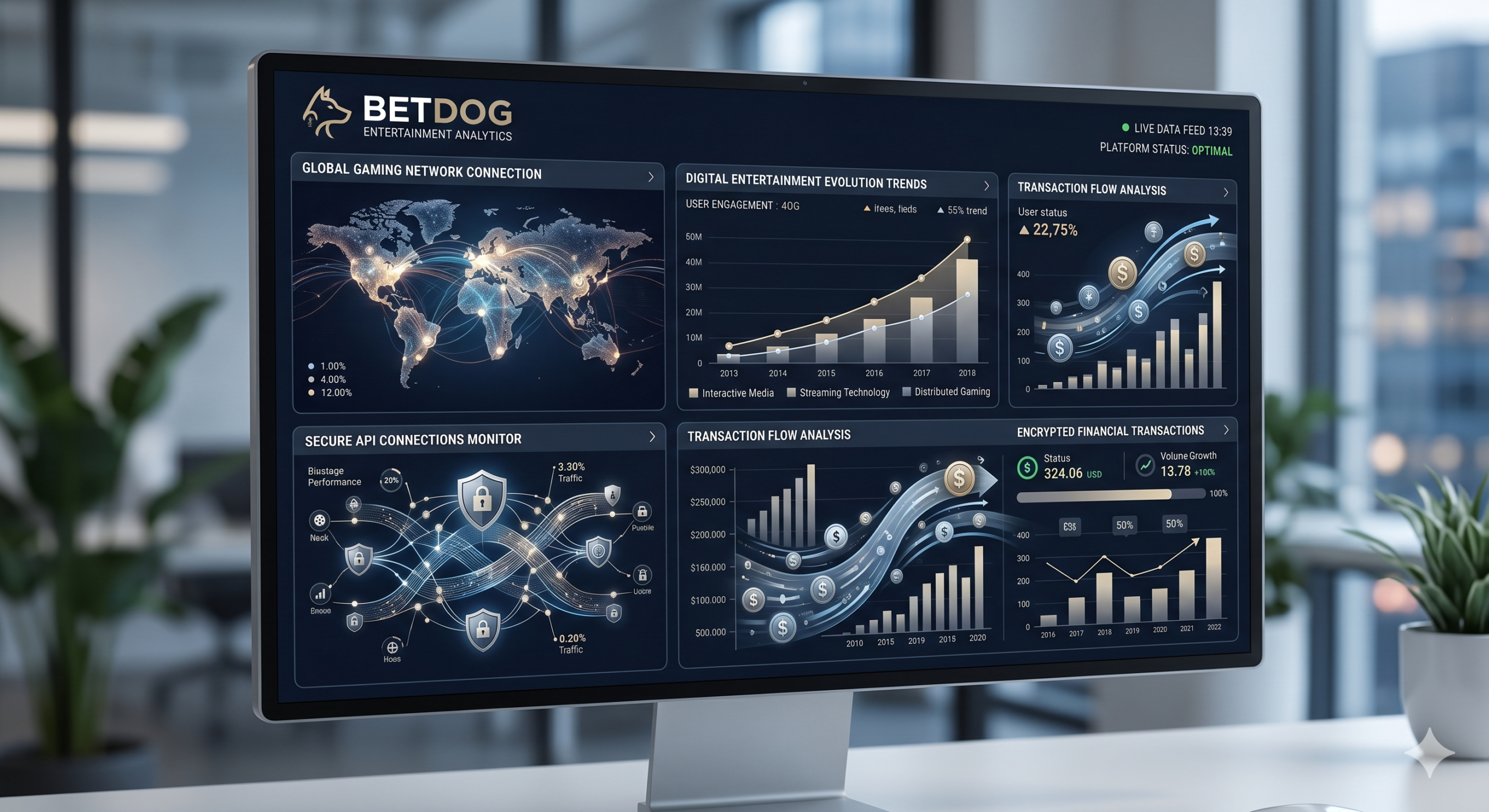โครงสร้างสถาปัตยกรรมเทคโนโลยีของแพลตฟอร์ม iGaming ภายใต้แบรนด์ BETDOG