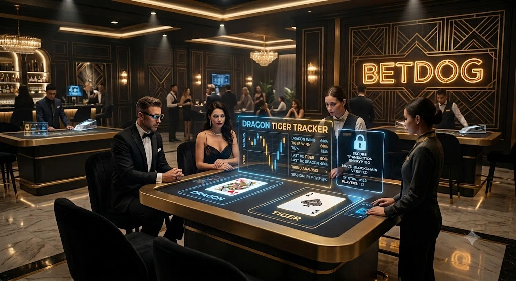 กติกาและการวิเคราะห์สถิติเกมไพ่เสือมังกรบนแพลตฟอร์ม iGaming แบรนด์ เบทด็อก (BETDOG)